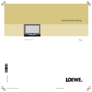 Handleiding Loewe Articos 55 HD LCD televisie