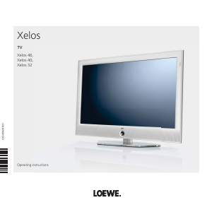 Manual Loewe Xelos 40 LCD Television