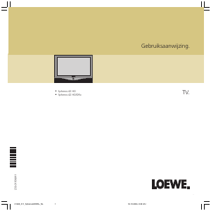 Handleiding Loewe Spheros 42 HD/DR+ LCD televisie
