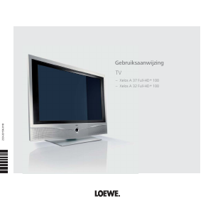 Handleiding Loewe Xelos A 37 Full-HD+ 100 LCD televisie