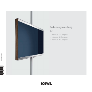 Bedienungsanleitung Loewe Individual 52 Compose LED fernseher