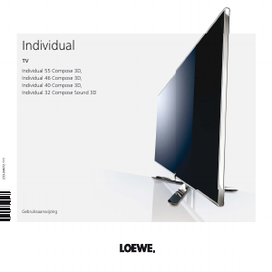 Handleiding Loewe Individual 55 Compose 3D LED televisie