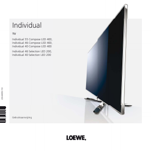 Handleiding Loewe Individual 40 Compose LED 400 LED televisie