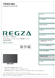 説明書 東芝 46F1 Regza 液晶テレビ