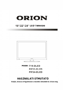 Használati útmutató Orion T19-DLED LED-es televízió