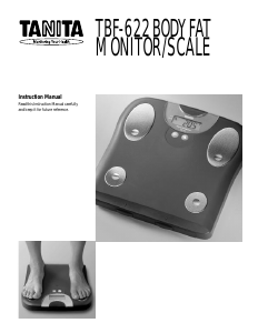 Manual Tanita TBF622 Scale