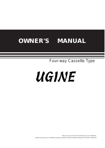 Handleiding Ugine UGNCC-18C Airconditioner