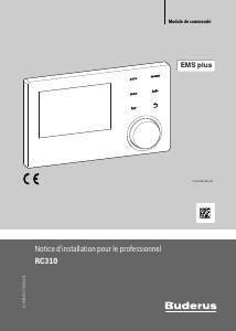 Mode d’emploi Buderus RC310 Thermostat