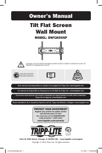 Manual Tripp Lite DWT2655XP Wall Mount