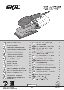 Manuale Skil 7362 AA Levigatrice orbitale