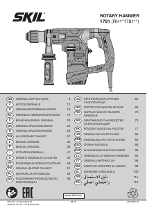 Instrukcja Skil 1781 GB Młotowiertarka