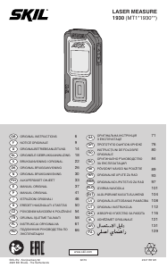 Manual Skil 1930 AA Medidor de distâncias a laser