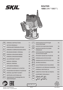 Manual Skil 1860 AA Freza verticala