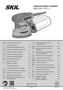 Priručnik Skil 7471 AA Nasumična orbitalna brusilica