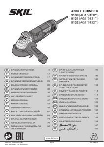 Manuale Skil 9132 AB Smerigliatrice angolare