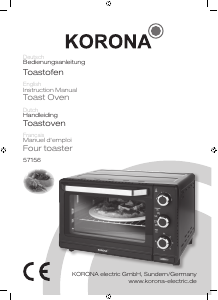 Manual Korona 57156 Oven
