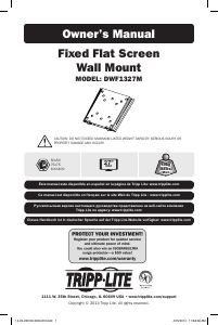 Manual Tripp Lite DWF1327M Wall Mount