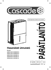 Használati útmutató Cascade GDN12AH-K4MAB1A Páramentesítő