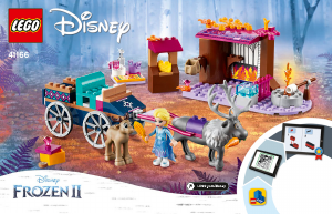 Käyttöohje Lego set 41166 Disney Princess Elsan vankkuriseikkailu