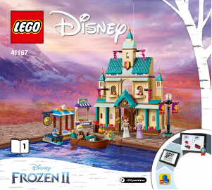 Manual Lego set 41167 Disney Princess A Aldeia do Castelo de Arendelle