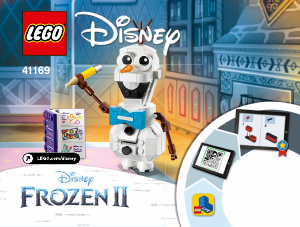 Kullanım kılavuzu Lego set 41169 Disney Princess Olaf