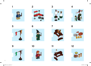 Manual de uso Lego set 75964 Harry Potter Calendario de Adviento