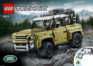 Manual de uso Lego set 42110 Technic Land Rover Defender