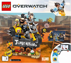Bruksanvisning Lego set 75977 Overwatch Junkrat & Roadhog
