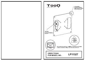 Manual de uso TooQ LP1132T Soporte de pared