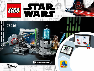 Vadovas Lego set 75246 Star Wars Mirties žvaigždės patranka