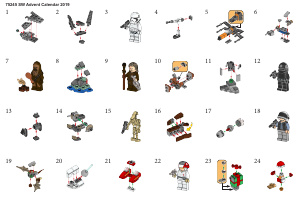 Mode d’emploi Lego set 75245 Star Wars Calendrier de lAvent LEGO