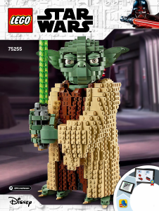 Käyttöohje Lego set 75255 Star Wars Yoda