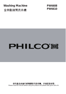 Manual Philco PW6610 Washing Machine