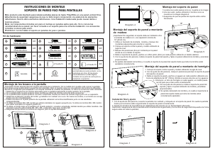 Manual de uso TooQ LP3542F-B Soporte de pared