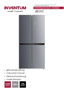 Mode d’emploi Inventum JB010 Réfrigérateur combiné