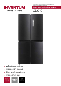 Mode d’emploi Inventum CD010 Réfrigérateur combiné
