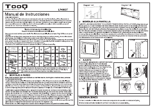 Manual de uso TooQ LP4863T Soporte de pared