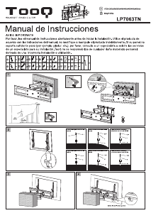 Manual de uso TooQ LP7063TN-B Soporte de pared