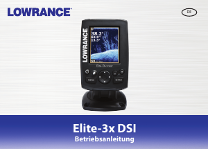 Bedienungsanleitung Lowrance Elite 3X DSI Fischfinder