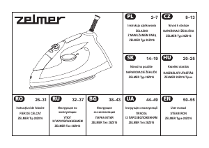 Handleiding Zelmer 28Z016 Comforto Strijkijzer