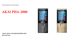 Használati útmutató Akai PHA-2880 Mobiltelefon