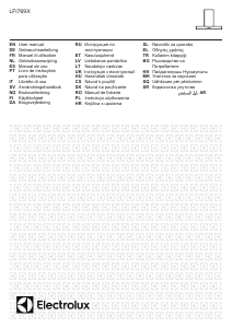 Manual de uso Electrolux LFI769X Campana extractora