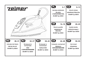 Návod Zelmer 28Z030 Navigator Premier Žehlička