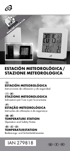 Manual de uso Auriol IAN 279818 Estación meteorológica