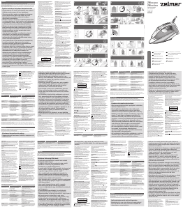 Handleiding Zelmer ZIR10300 Exelentis Strijkijzer