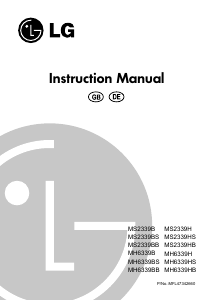 Bedienungsanleitung LG MH6339H Mikrowelle
