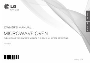 Manual LG MS3042G Microwave