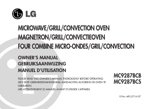 Handleiding LG MC-9287BCS Magnetron