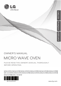 Manual LG MS-4330W Microwave
