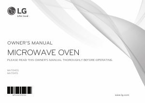 Manual LG MH7041S Microwave